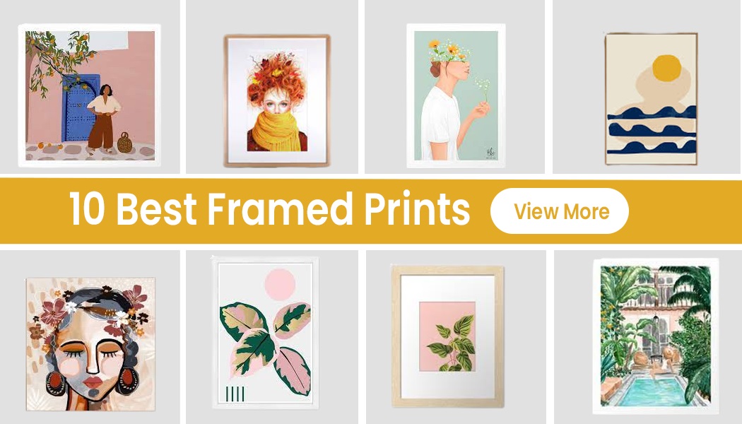 10 Modern Framed Prints To Add Aesthetic Feel In Your Décor